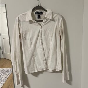 Kids Cream Button Down Shirt